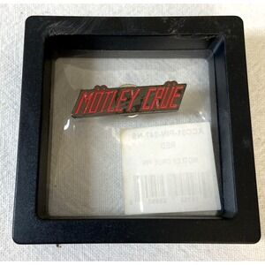 Headgear Pins Motley Crue Enamel in Collector's Box Rock n Roll Heavy Metal